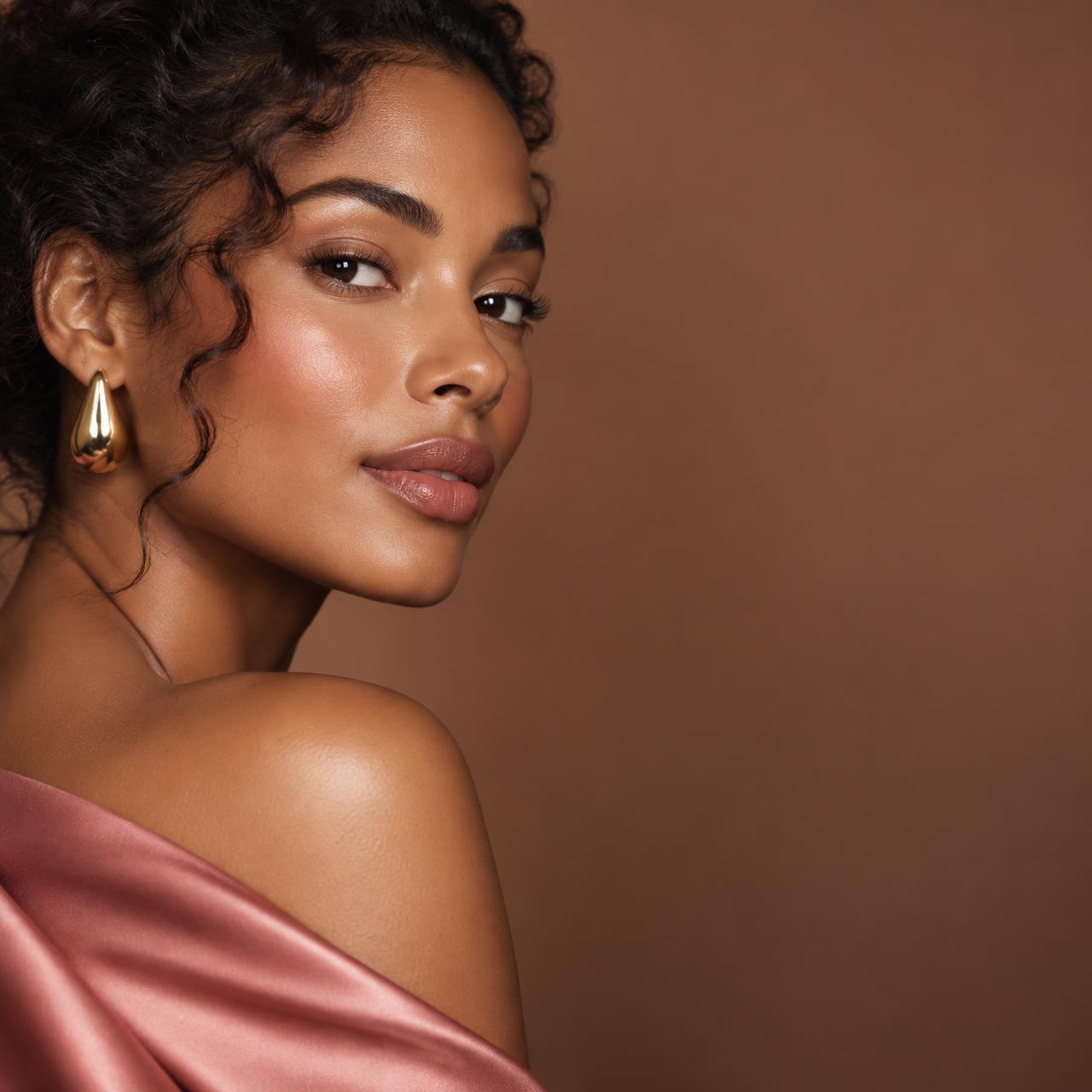 Mulher representando a beleza autêntica PINKÊ